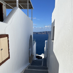 camiño de líneas cara o mar
